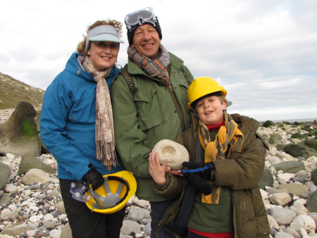 Family fossil hunt at Beachy Head