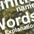 Fossil dictionary