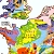 Geology map of Europe
